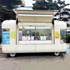 Hamburger Mobile Dining caravan Food Truck Food Trailer Suitable for Restaurant Food Store Fruit <b>Ice</b> Cream BBQ - Product Image 1