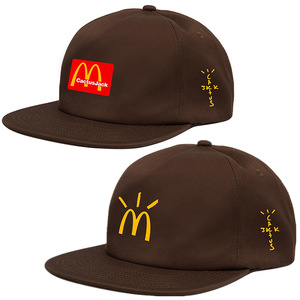 Gorra de Béisbol de Mezclilla de la Colaboración entre <span class=keywords><strong>Travis</strong></span> y McDonald's, 100% Algodón, Visera Curva, <span class=keywords><strong>6</strong></span> Paneles, Estilo Étnico, Unisex, Uso Casual - Product Image 5