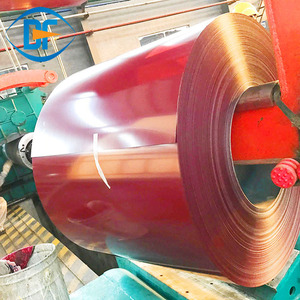 Bobina de acero galvanizado recubierta de Color Ral de 0,27mm * 914mm, Material PPGI de lámina para techos, bobinas PPGI, bobina de acero recubierta de Color a la venta - Product Image 3