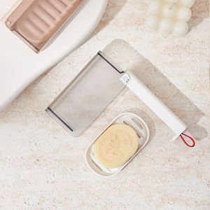 Boîte à savon de voyage portable en plastique écologique, durable, en deux parties, avec système de drainage, pour salle de bain, camping et usage extérieur - Product Image 3
