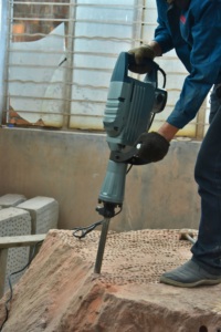 Martelo Demolidor Elétrico Profissional TIEDAO 1500w 60J Hex30 para Rocha e Concreto TD6502A - Product Image 4