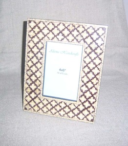 Cadre photo en bois écologique avec incrustation de corne naturelle, cadre solide pour table, pour l'artisanat, fournisseur en gros d'Inde - Product Image 1