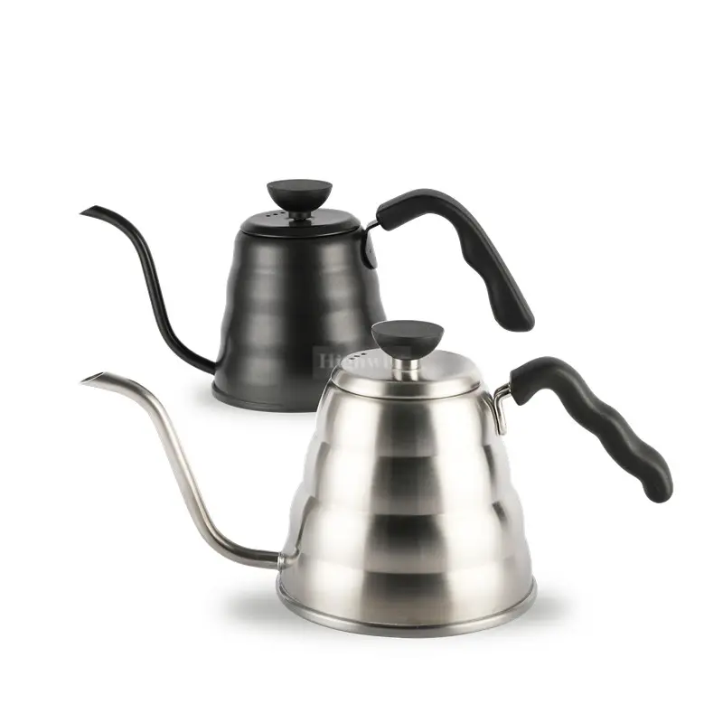 Stainless Steel Heat Resistant 1.2L Pour Over Gooseneck Coffee Tea Kettle