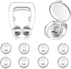 Dilatatori Nasali Magnetici in Silicone di Grado Medico Anti-Russamento, Clip Nasali <span class=keywords><strong>per</strong></span> Migliorare il Sonno e Correzione Respiratoria - Product Image 5