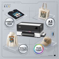 Impresora DTF A3 de Colores Vivos para Personalización de Logotipos en Prendas de Vestir, Plotter de Transferencia Térmica Textil de Alta Resolución