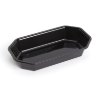 Assiettes jetables transparentes et plateaux à fruits, ensemble de vaisselle en plastique de qualité alimentaire multi-usages pour les fêtes et les événements