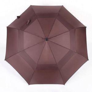 Extra <b>Large</b> Windproof Golf <b>Umbrella</b> - Automatic Open Double Canopy Vented Oversized Design for Maximum Rain and Wind Protection - Product Image 2