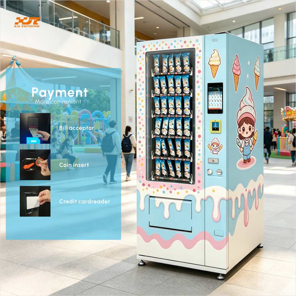 XY Refrigerated Food Drink Vending Machine SDK OEM/ODM Customized ...