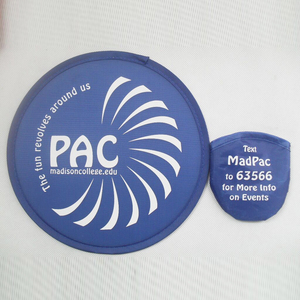 Bán buôn tùy chỉnh in Nylon & polyester bay đĩa có thể gập lại frisbeed với Pouch cho đồ chơi ngoài trời - Product Image 5