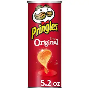 Chips de pommes de terre Pringles originales 5.2 oz. [Paquet de 3 canettes]