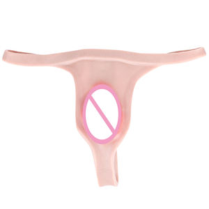 FAAK Silikon Realistische <span class=keywords><strong>Vagina</strong></span> Höschen Einführ bare Riemen Pussy Transgender Höschen für Homosexuell Paar Cross dressing Rollenspiel - Product Image 3