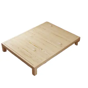 MZC-10热卖低价现代简约高品质实木床设计框架大号木材