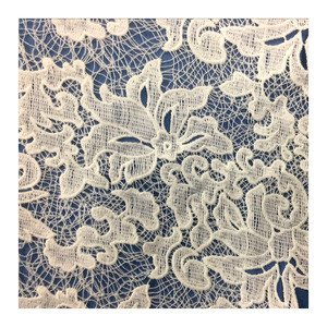 3D đầy đủ chiều rộng thêu ren vải Vải lụa tơ tằm thêu vải tan trong nước - Product Image 5