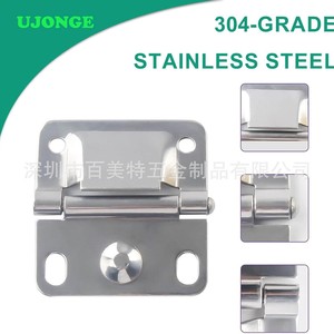 Coleman Stainless Steel Hinge Kit 4-Piece Set For Refrigerators And Freezers Rust Resistant Cooler Box Replacement Parts - Product Image 4