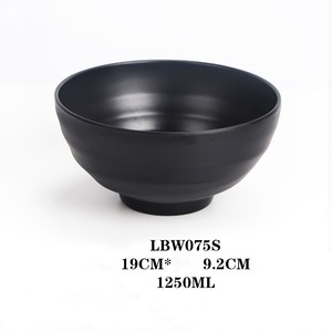Vendita calda ristorante giapponese ciotole per servire in melamina 5.5 nero/6.5/7.5/8 pollici Noodle ciotole per zuppa di Ramen ciotole di qualità Premium - Product Image 6
