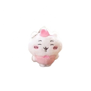 Mignon porte-clés en métal avec pendentif en peluche Chiikawa, ours auto-mockant, fée des fleurs, Usaki, petit Hachi, Ikawa - Product Image 5