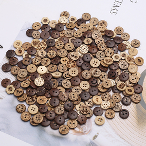 ชุดกระดุมสอง<span class=keywords><strong>ตา</strong></span>และสี่<span class=keywords><strong>ตา</strong></span>ที่ไม่เหมือนใครกระดุมเปลือกมะพร้าวขัดเงาเป็นมิตรกับสิ่งแวดล้อม - Product Image 2