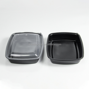 factory price 1100ml Rectangle Clear Disposable Eco-Friendly Leak Proof Plastic Lunch Box Food Containers - Product Image 4