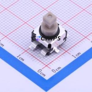 SPEF210200 Push Button Switch SMD Switch Self-Locking Square Plunger Through Hole 1A - Product Image 1