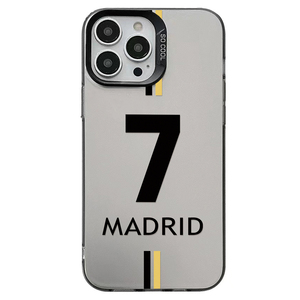 Funda Protectora para Teléfono con Diseño de la Número 7 del <span class=keywords><strong>Madrid</strong></span>, en TPU, con Pintura UV Mate, Resistente a Golpes, para 12/13/14/15/16/17 - Product Image 1