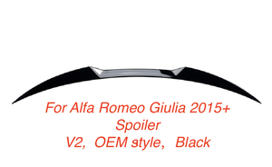 Alerón de carbono MRD para <span class=keywords><strong>Alfa</strong></span> <span class=keywords><strong>Romeo</strong></span> <span class=keywords><strong>Giulia</strong></span> 2015 + alerón de fibra de carbono negro - Product Image 5