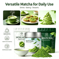 Échantillon Gratuit de Poudre de Matcha Pure Personnalisée, Marque Privée, Matcha Cérémonial, Matcha Latte, Poudre de Matcha Instantanée de Qualité Culinaire