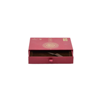 Boîtes cadeaux rigides personnalisées avec logo doré, style tiroir coulissant, avec ruban et insert en mousse pour bracelets et colliers