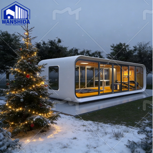 Oferta Especial: Casa Prefabricada de Lujo Moderna Tipo Cabaña Apple Pequeña, de Construcción Rápida, Portátil, Contenedor Oficina de 20 y 40 Pies - Product Image 5