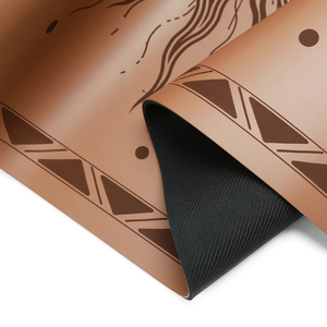 Tapis de <span class=keywords><strong>yoga</strong></span> en caoutchouc PU Infinity de 4mm d'épaisseur Système d'alignement <span class=keywords><strong>Warrior</strong></span> Like Grip Tapis en caoutchouc naturel écologique antidérapant - Product Image 4