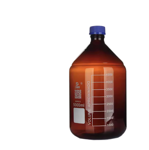 TIANLIAN TL-BL60C <b>Lab</b> 1L 2L 3L 5L 10L High Borosilicate Glass Reagent <b>Bottles</b> Clear Amber Blue Screw Lid Cap 2500ml 5000ml - Product Image 1