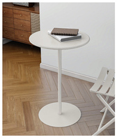 Table basse de luxe compacte de designer danois, style nordique moderne, table d'appoint en fer avec coins mobiles, table d'appoint et de bout de canapé convertible