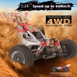 Voiture RC HOSHI haute vitesse 60 km/h, échelle 1:14, 144001, 2.4G, 4 roues motrices, avec carrosserie robuste, câble USB, Wi-Fi, chargeur inclus, cadeau de Noël - Product Image 3
