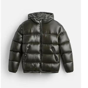 Giacca invernale da <span class=keywords><strong>uomo</strong></span> in cotone tinta unita cappotto a prova di freddo stile <span class=keywords><strong>Casual</strong></span> <span class=keywords><strong>abbigliamento</strong></span> transfrontaliero tinta tinta unita con stampa con motivo - Product Image 2
