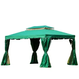 grün 3 x 6 hochleistungs-pop-up sofortiger pavillon stahlzelt zeltvorschutz außenbereich seitenschutz vordach schutz für garten