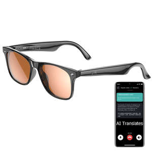 Gafas inteligentes personalizadas ODM AI <span class=keywords><strong>con</strong></span> traducción de vídeo en tiempo Real <span class=keywords><strong>sonido</strong></span> HIFI IP67 resistente al agua 170mAh batería precio al por mayor - Product Image 1