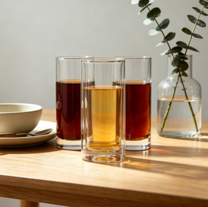 Vaso de Vidrio de Borosilicato de Alta Resistencia LAKOTTO, Doble Pared, Apto para Lavavajillas y Microondas, Reutilizable para Uso Diario - Product Image 2