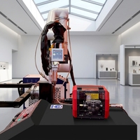 Robot de soudage portable à fibre optique, robot de soudage au laser pour aluminium, bras de robot industriel, cobot de soudage 6 axes