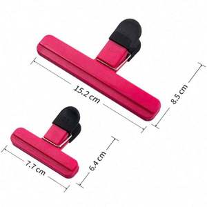 Clips de sacs en plastique robustes et polyvalents, durables, écologiques, en PC, pour la cuisine, économiseurs de collations, organisateurs de stockage alimentaire, garantissant la fraîcheur - Product Image 5