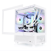 PC Window Desktop Case Gaming MINI-ITX M-ATX 7 ventilateurs 280 Liquid Cooler Computer Cases Tower