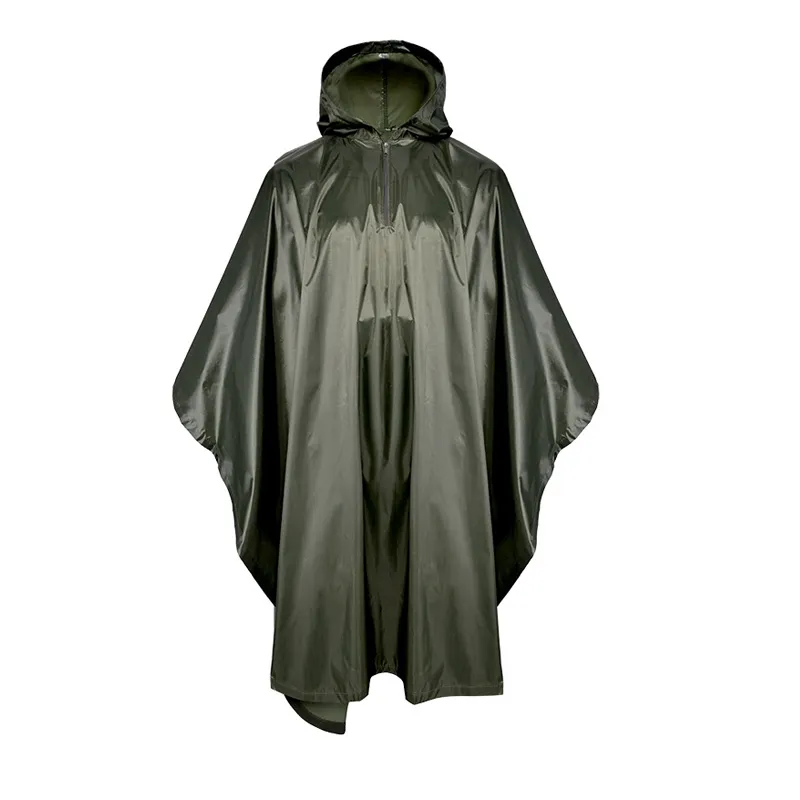 Benutzer definierte Regen bekleidung Polyester PVC Fabrik preis Regenmantel Regenmantel Kapuzen poncho Camping Wasserdichter Karton Winter poncho für Männer