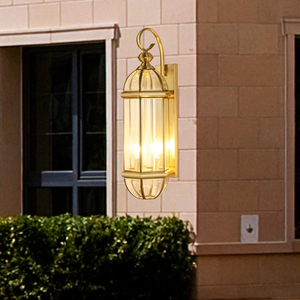 Moderne Luxus-Wandleuchten aus Messing und Kupfer mit Glas für Zuhause und Restaurants – LED-Beleuchtung für den Außenbereich und Wanddekoration - Product Image 6