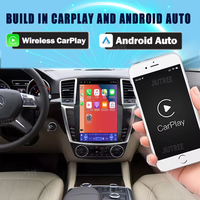 Autoradio Android 12 Qualcomm 12,1 pouces pour Mercedes Benz ML GL W166 X166 2012-2015, GPS, navigation, récepteur stéréo, lecteur multimédia