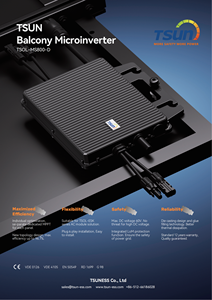 <span class=keywords><strong>Tsun</strong></span> Alemania stock Balcón Micro Inversor Solar Inversor EU almacén stock micro inversor 800W - Product Image 5