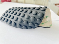 Hémisphère 10*3 8*2 noir auto-adhésif Silicone caoutchouc canapé dôme pare-chocs personnalisé processus de coupe Service