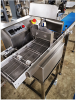 Offre Spéciale chocolat enrobé ligne de production/machine de revêtement de chocolat à vendre/gâteau au chocolat enrobant machine
