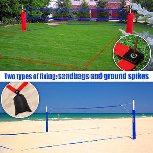 Kit de marquage de <span class=keywords><strong>terrain</strong></span> pour volleyball de plage, accessoires d'entraînement en plein air, <span class=keywords><strong>ligne</strong></span> de démarcation pour les sports sur herbe et les fêtes de plage - Product Image 5