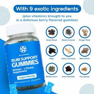 Gomitas para el Crecimiento de Glúteos para Mujeres, Tonifican las Curvas, Mejoran los Glúteos, Suplemento Deportivo Femenino - Product Image 5