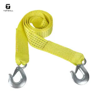 Towing Strap With Hooks For Heavy Duty Car Emergency Tools Strap