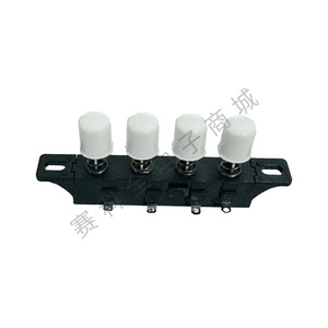 Interruptor de control de velocidad del ventilador, 4 botones tipo tecla de piano, 8,8 cm de longitud para ventiladores de mesa y de suelo - Product Image 2