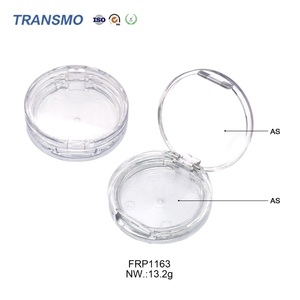 Emballage de fard à joues en cristal recyclable, étiquette privée, personnalisation de l'emballage du fard à joues, emballage de fard à joues entièrement transparent - Product Image 3
